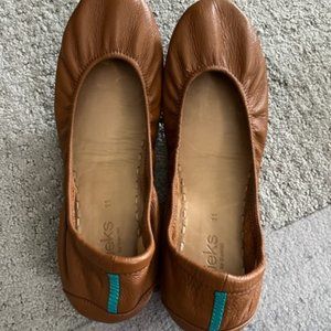 Chestnut Tieks Size 11 Worn ONCE